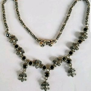 HDE Designer Crowned Skull Bali Style Necklace